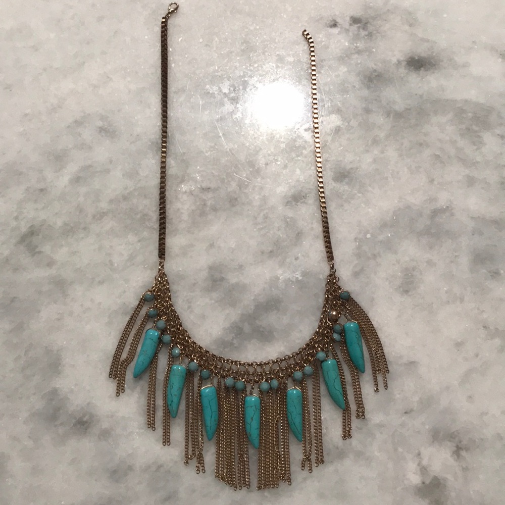 BEAUTIFUL Blue Statement Necklace